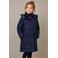 Le Chic gewatteerde winterjas - donkerblauw