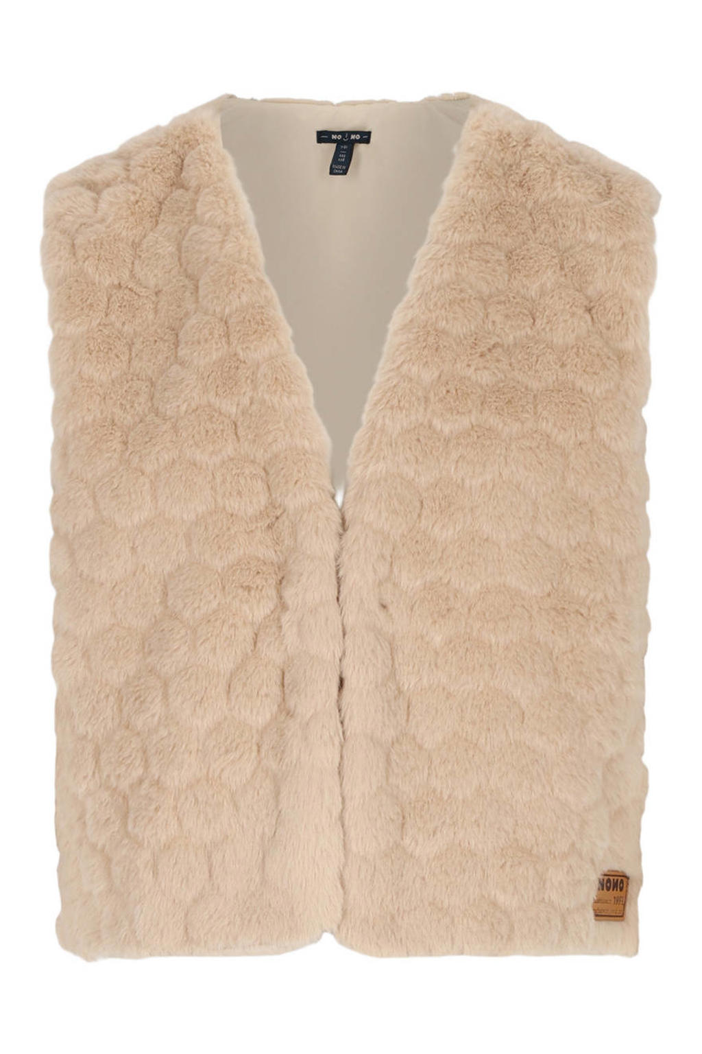 NONO rechtvallend gilet - beige