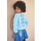 NONO sweater met print - lichtblauw