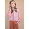 NONO rechtvallend gilet - roze