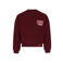 NONO sweater met backprint - donkerrood