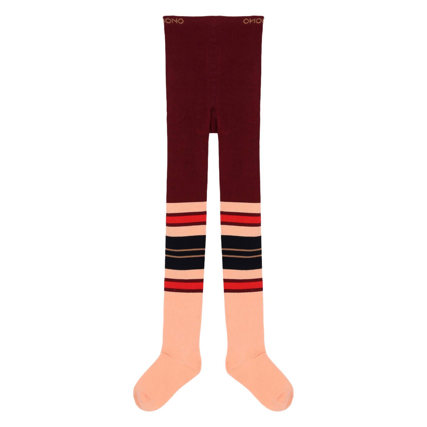 NONO Rachel katoenen maillots donkerrood lichtroze rood