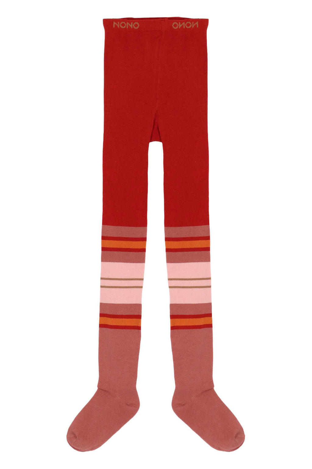 NONO Rachel gestreepte maillot - rood