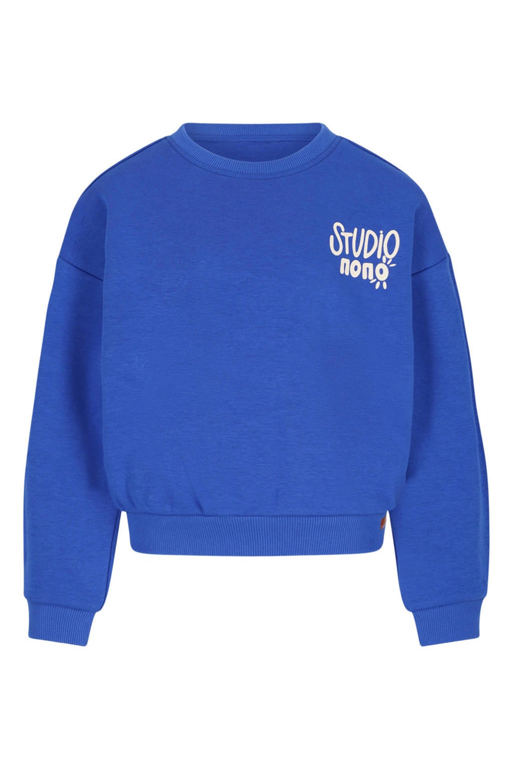 NONO sweater met backprint - blauw