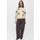 OBJECT gebloemde gebreide top - zand