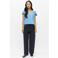 OBJECT regular fit blousetop met borduursels - blauw
