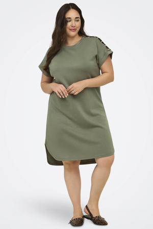 T-shirtjurk Plus Size - groen