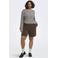 ONLY CARMAKOMA high waist loose fit casual short Plus Size - bruin