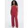 ONLY CARMAKOMA straight leg broek Plus Size - rood
