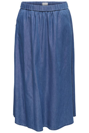 maxi rok Plus Size - blauw