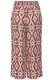 thumbnail: ONLY CARMAKOMA viscose loose fit broek met print, Plus Size - rood