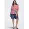 ONLY CARMAKOMA blousetop met print Plus Size - rood