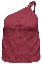 thumbnail: ONLY CARMAKOMA top met 3d applicatie Plus Size - rood