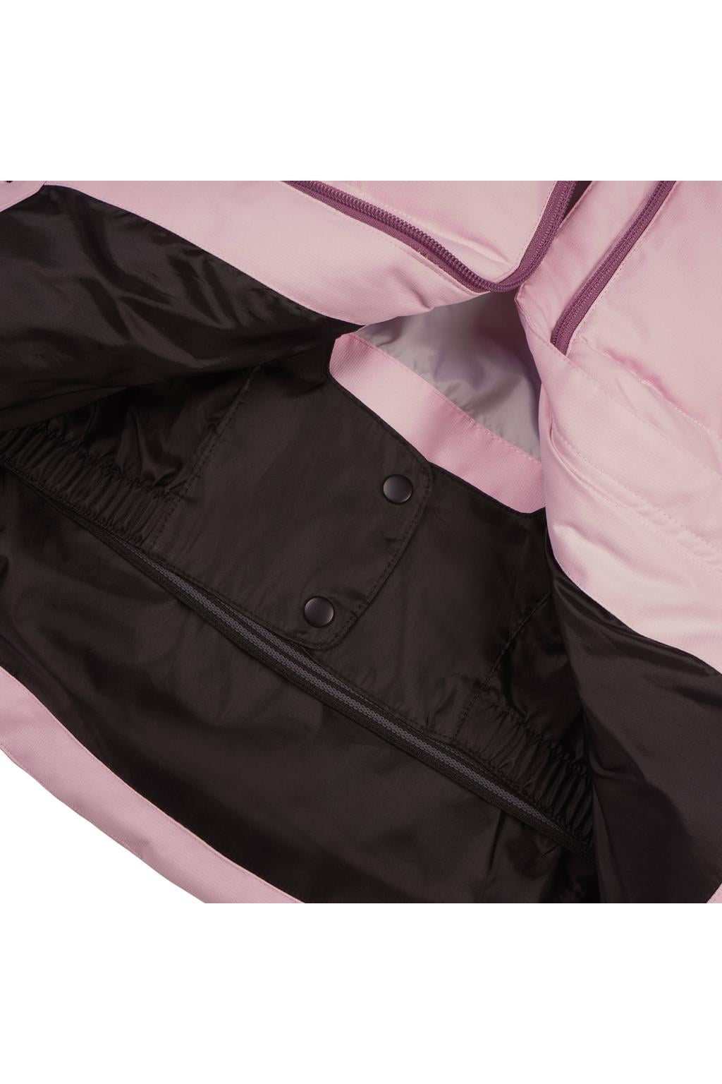 Lichtroze meisjes Icepeak Loris JR ski-jas van polyester met effen en capuchon