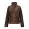 Icepeak Colony rechtvallend teddy outdoorvest - bruin