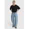 Alix the Label top met studs en backprint - zwart