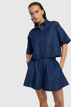 blouse donkerblauw