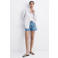 Mango straight leg denim short - mediumblauw