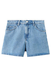 thumbnail: Mango straight leg denim short - mediumblauw