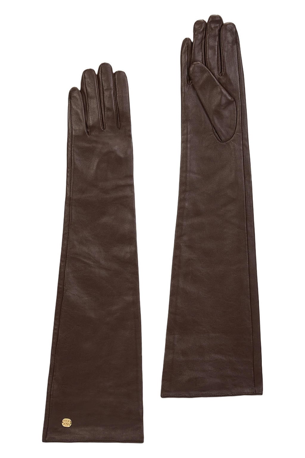 JOSH V leren handschoenen Safira donkerbruin