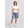 America Today T-shirt met print - wit