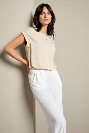 top met glitters - zand
