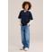 WE Fashion longsleeve met backprint - donkerblauw