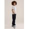 WE Fashion T-shirt met backprint - lichtgrijs