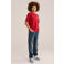WE Fashion T-shirt met backprint - rood