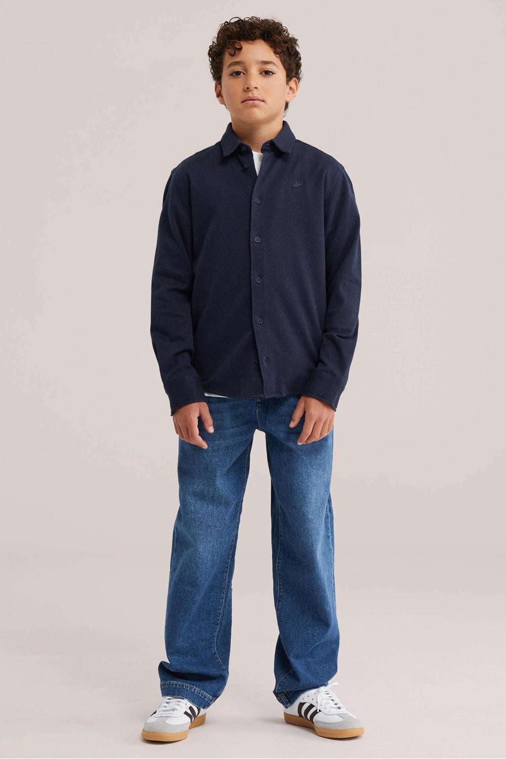 WE Fashion overhemd - marineblauw