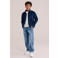 WE Fashion relaxed fit overshirt - blauw