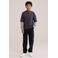 WE Fashion longsleeve met backprint - grijs