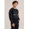 Bad Boys sweater met tekst - zwart