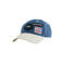 WE Fashion pet met patches - blauw/wit