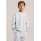 WE Fashion sweater met backprint - grijs