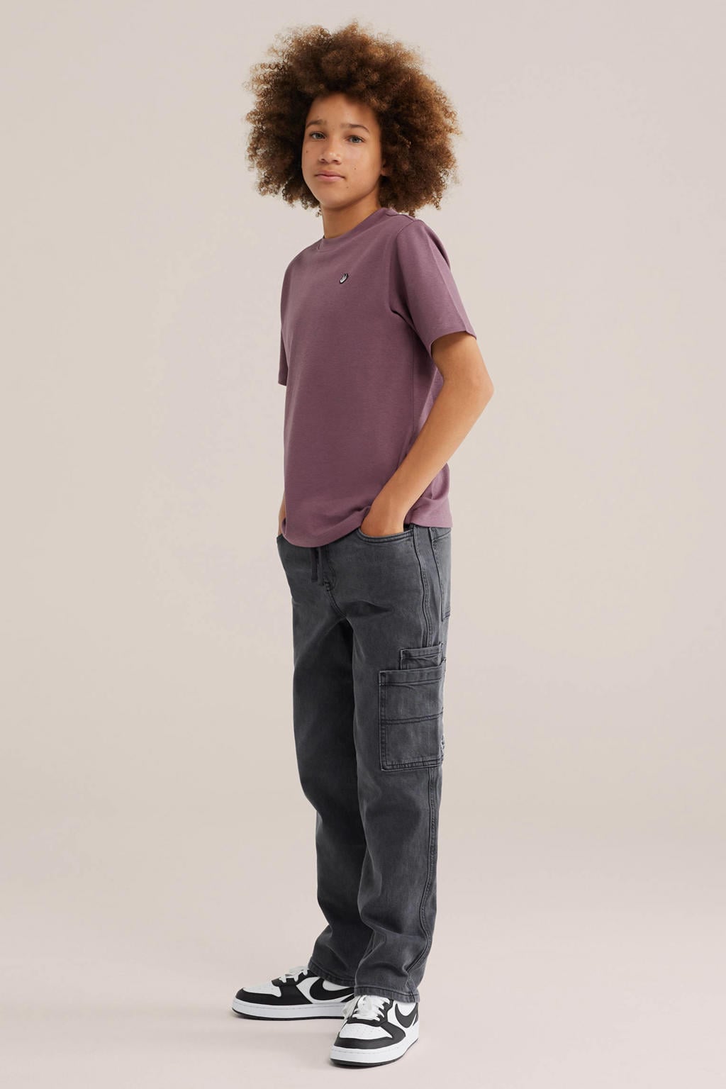 WE Fashion T-shirt - paars