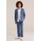 WE Fashion tapered casual broek - blauw