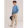 WE Fashion Blue Ridge casual broek - zand
