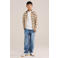 WE Fashion geruit overhemd - beige
