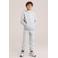 WE Fashion sweat cargobroek - grijs