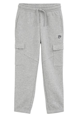 sweat cargobroek - grijs