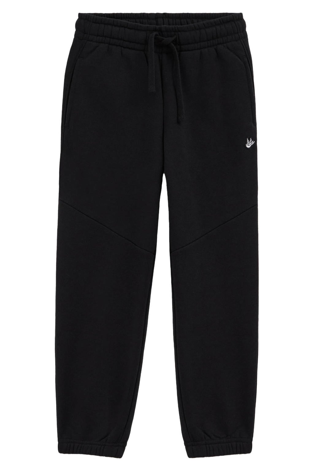 WE Fashion sweat tapered joggingbroek - zwart