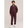 WE Fashion sweat tapered joggingbroek - donkerrood