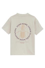 thumbnail: WE Fashion T-shirt met backprint - beige