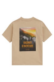 thumbnail: WE Fashion T-shirt met backprint - zand