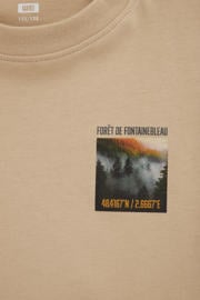 thumbnail: WE Fashion T-shirt met backprint - zand