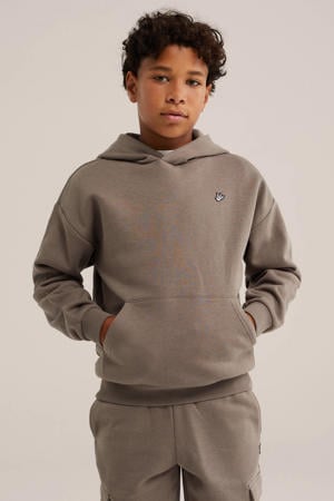 sweat hoodie - taupe