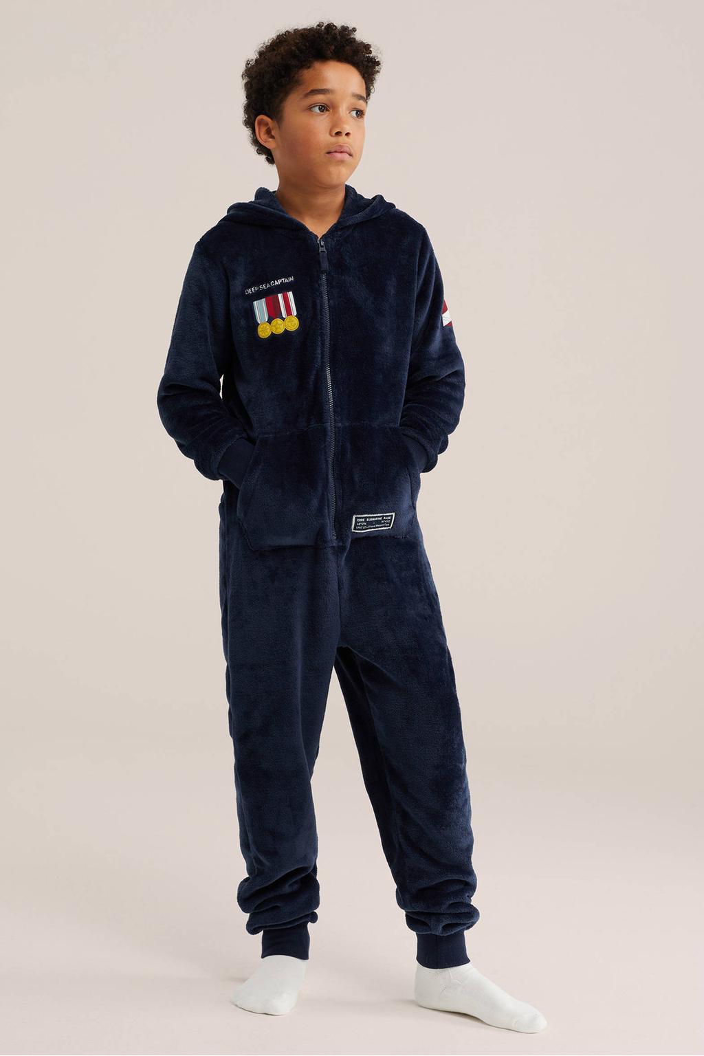 WE Fashion onesie - donkerblauw