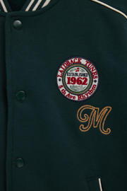 thumbnail: WE Fashion baseballjack met patches - groen