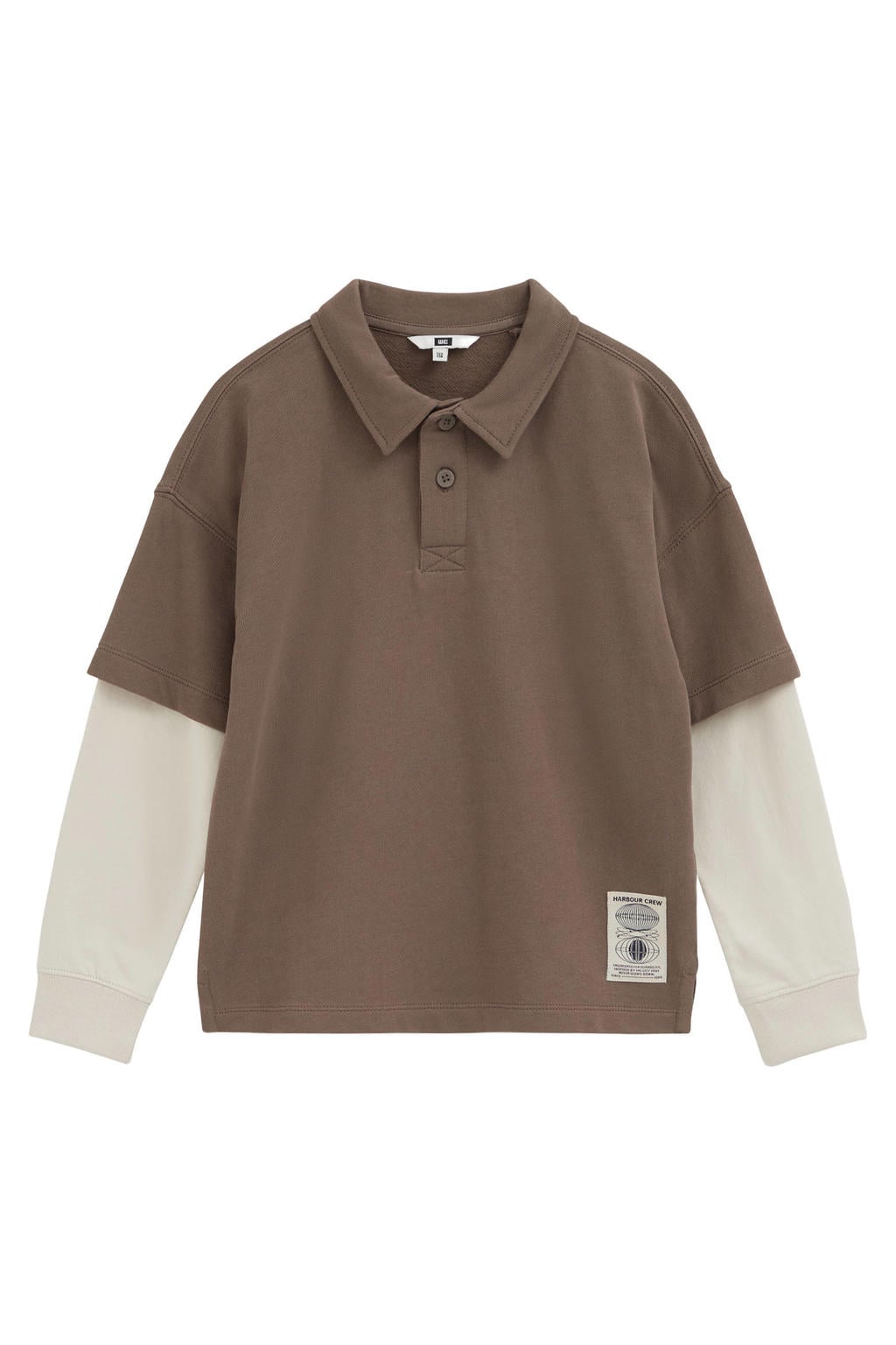 WE Fashion polo - bruin